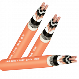 Cáp 3 lõi màn chắn băng đồng giáp sợi thép 3.66(7.2)kV