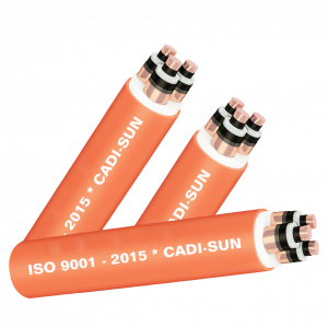 Cáp 3 lõi màn chắn băng đồng không giáp 610(12)kV