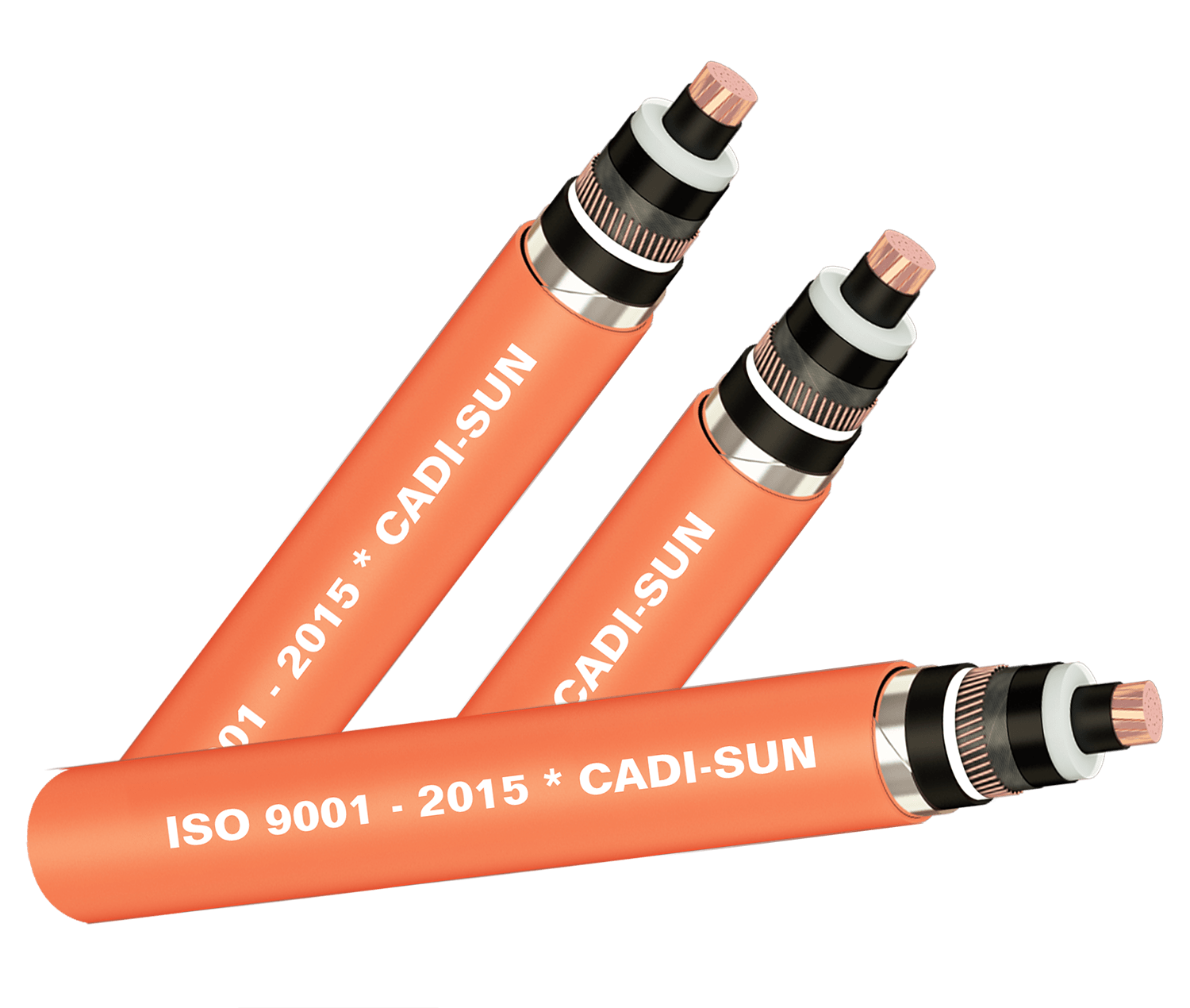 Cáp 1 lõi màn chắn sợi đồng giáp băng nhôm 8.715(17.5)kV