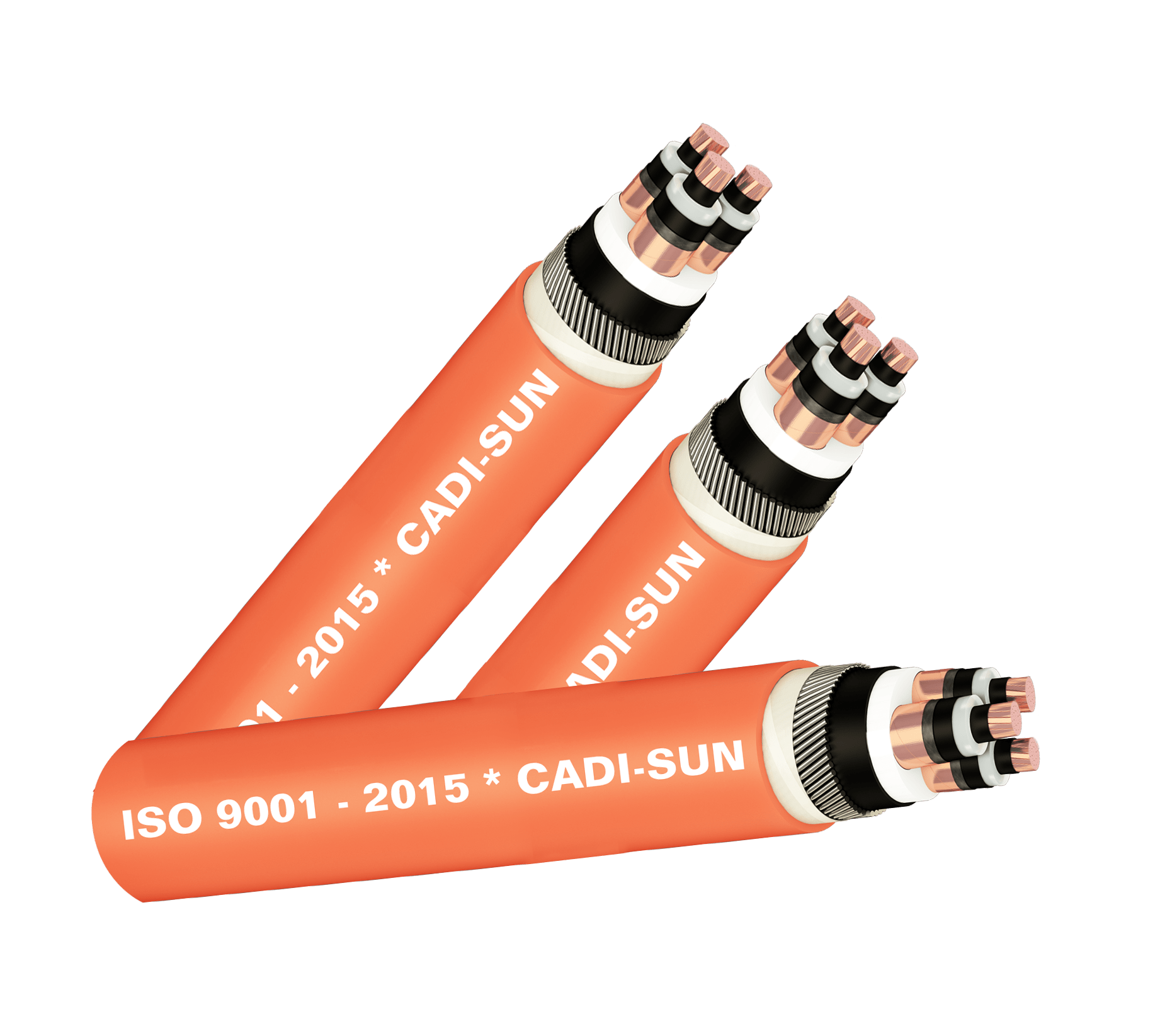 Cáp 3 lõi màn chắn băng đồng giáp sợi thép 6/10(12)kV